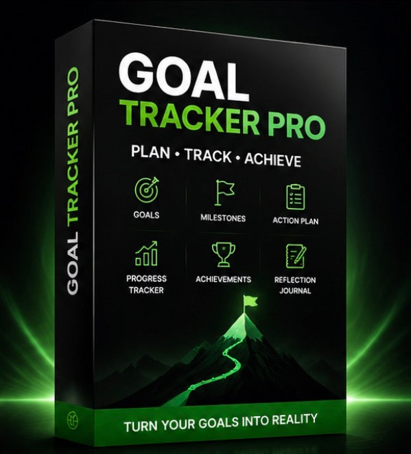 Goal Tracker Pro | Premium Goal Setting & Progress Notion Template