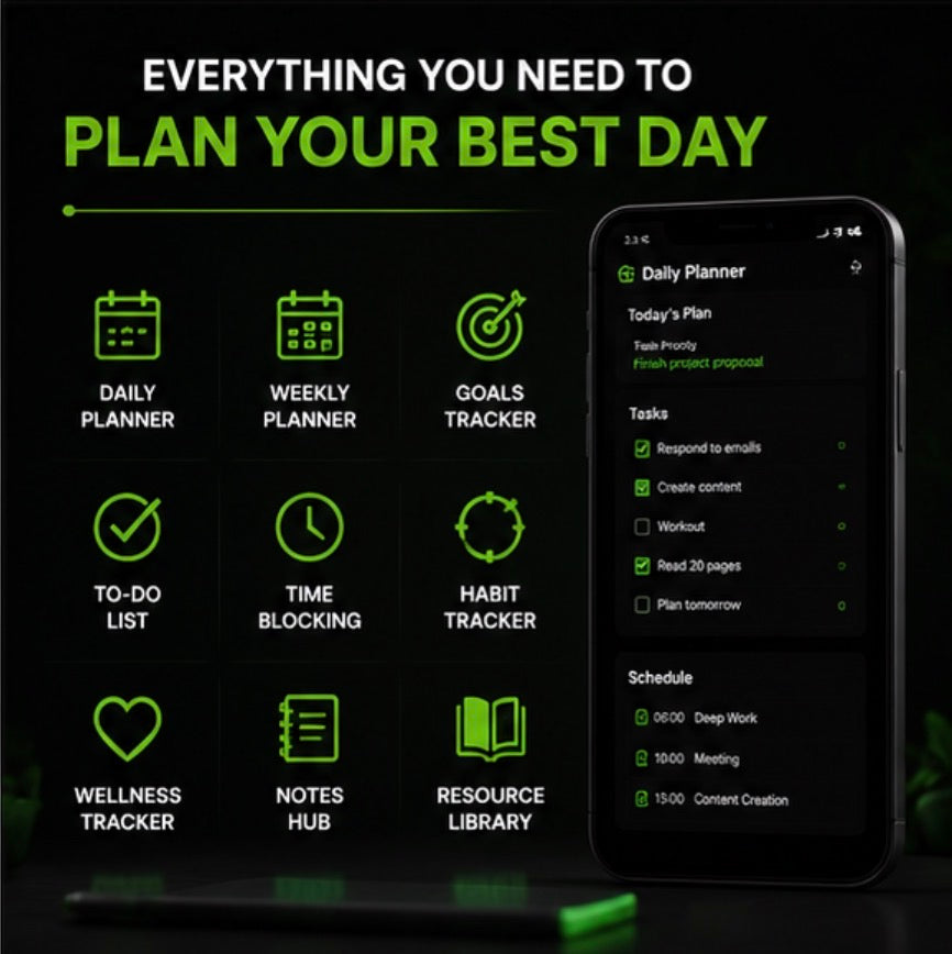 Ultimate Daily Planner | Premium Notion Productivity Planner