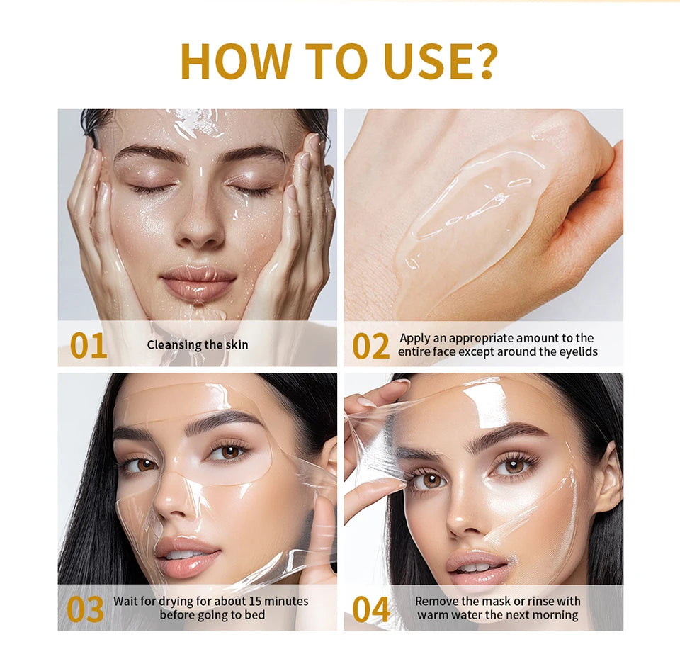 Korean Deep Collagen Mask – Peel-Off Face Mask